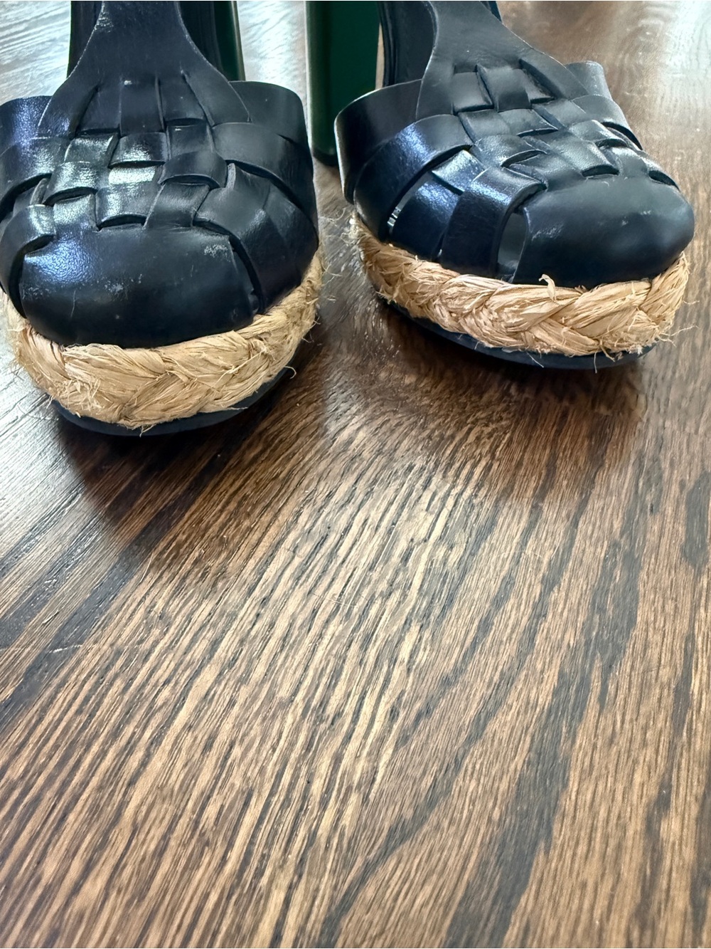 Tory Burch Abella Colorblock High Heel Platform Sandals - Picture 7 of 8